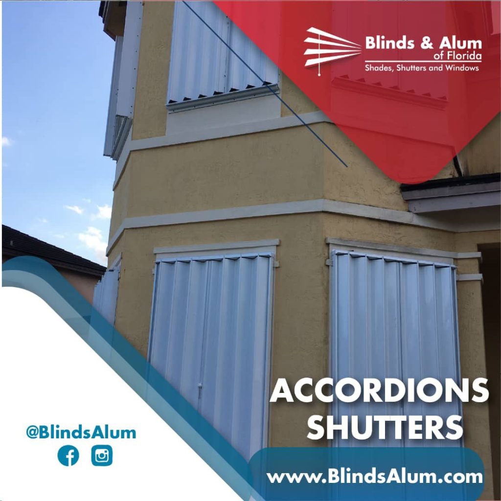 accordions shutters - Blinds & Alum of Florida